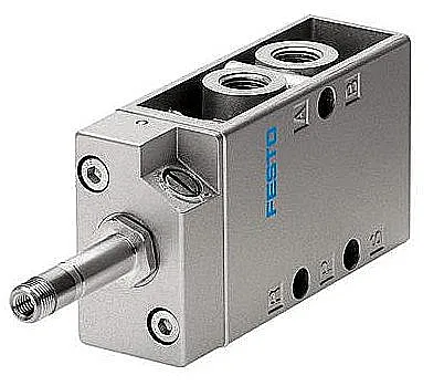 Пневмораспределитель FESTO MLH-B-5-1/4-B вид спереди